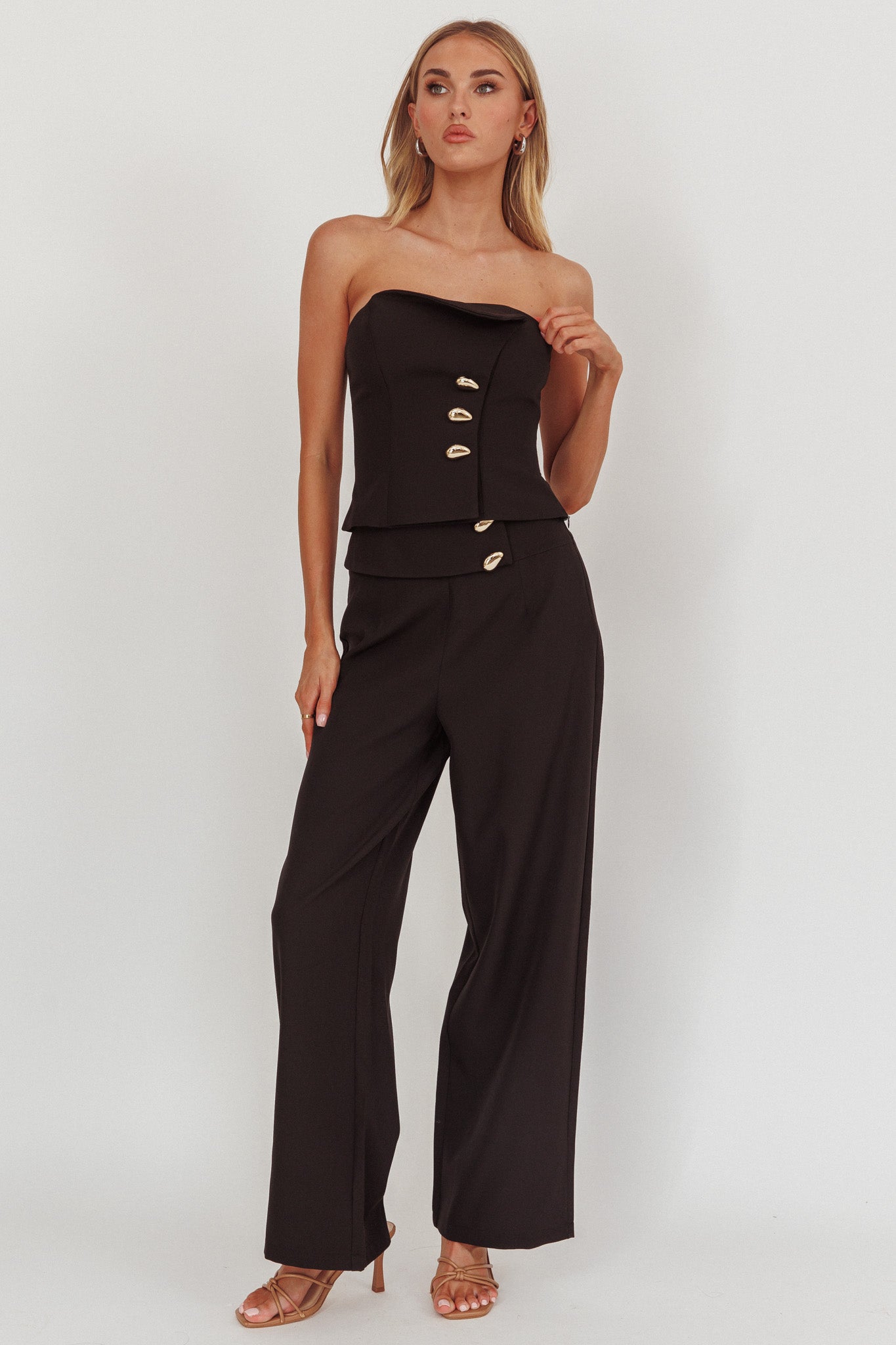 Pantaloni decorativi Ishani Hardware neri