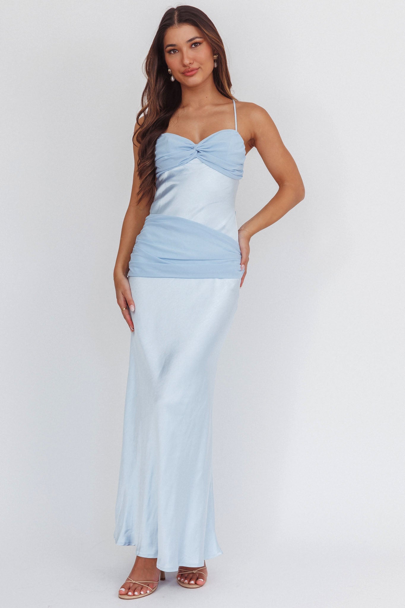 Abito con fiocco incrociato sulla schiena Arizona Sunset, blu