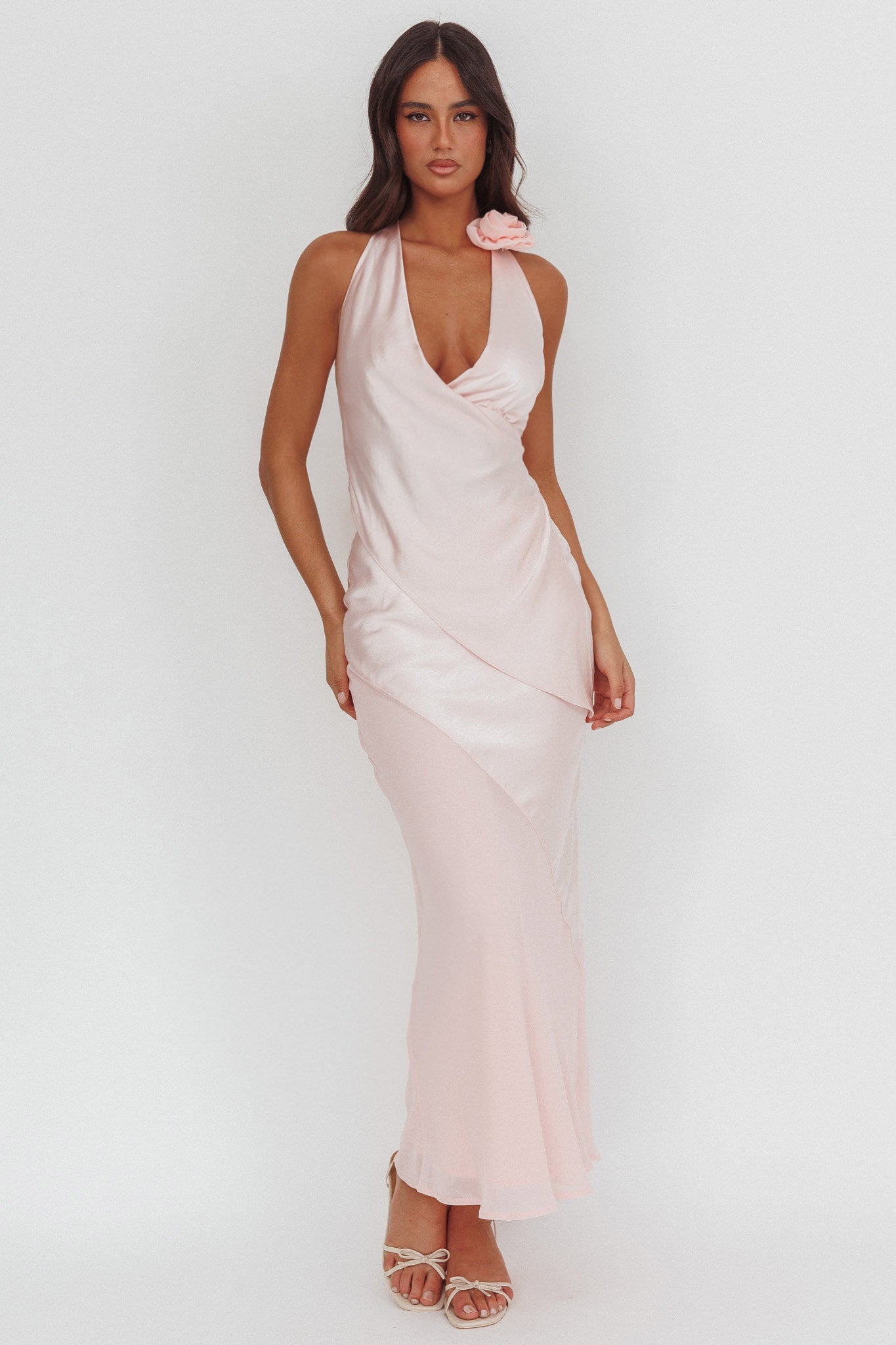 Top con orlo asimmetrico Easy Love rosa