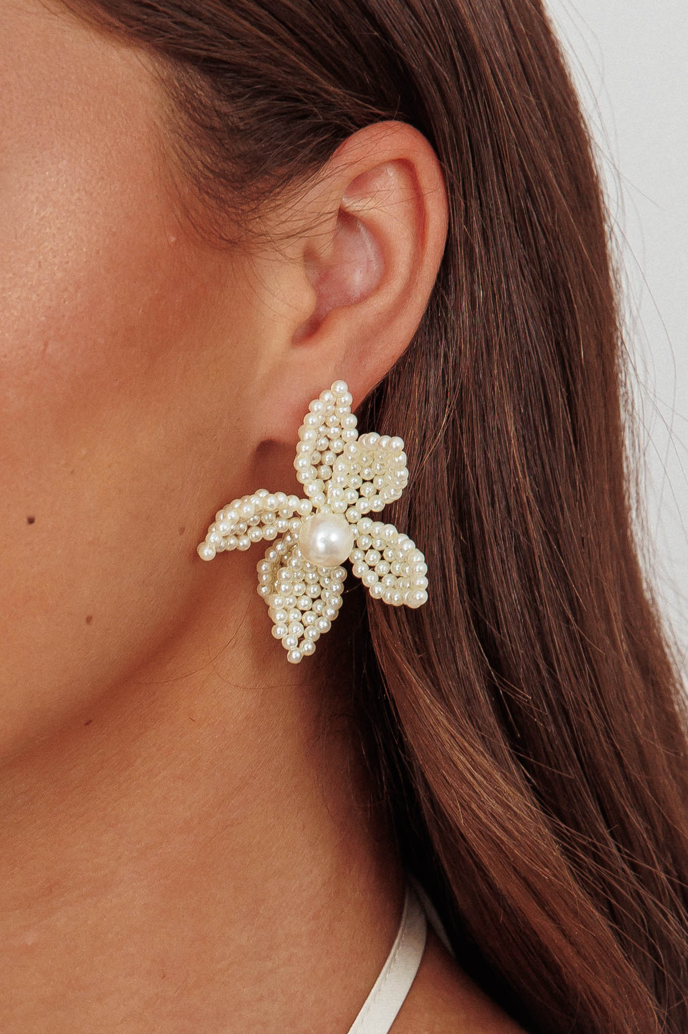 Orecchini Kaley Flower con perle