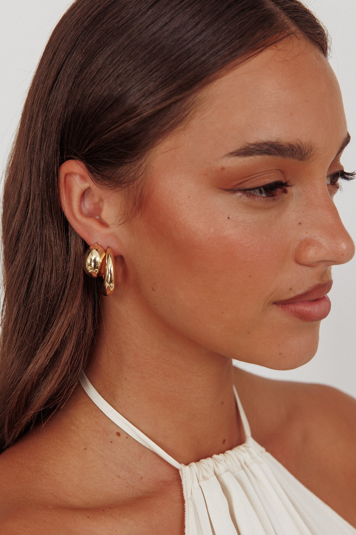 Set di orecchini Casper Chunky in oro