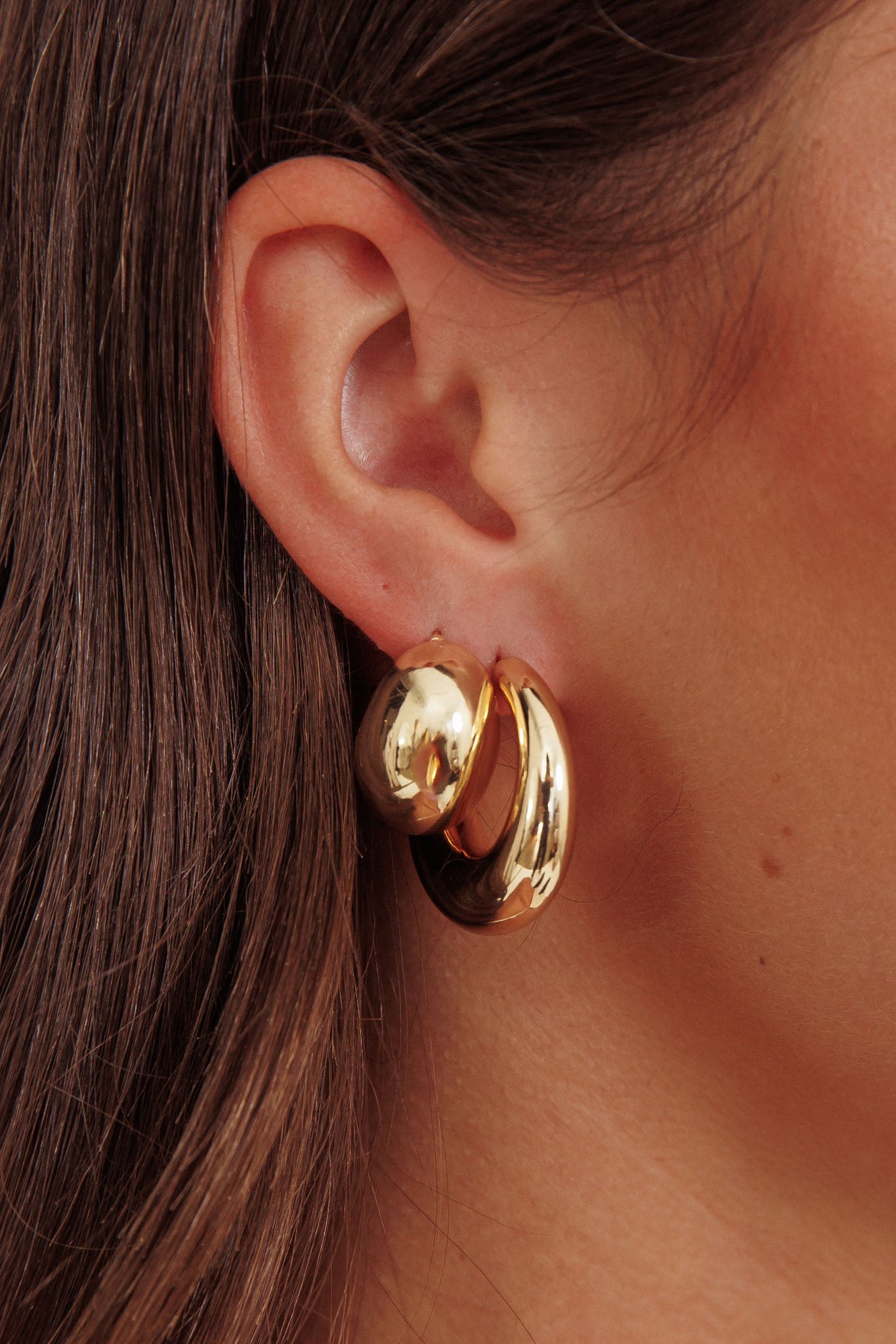 Set di orecchini Casper Chunky in oro