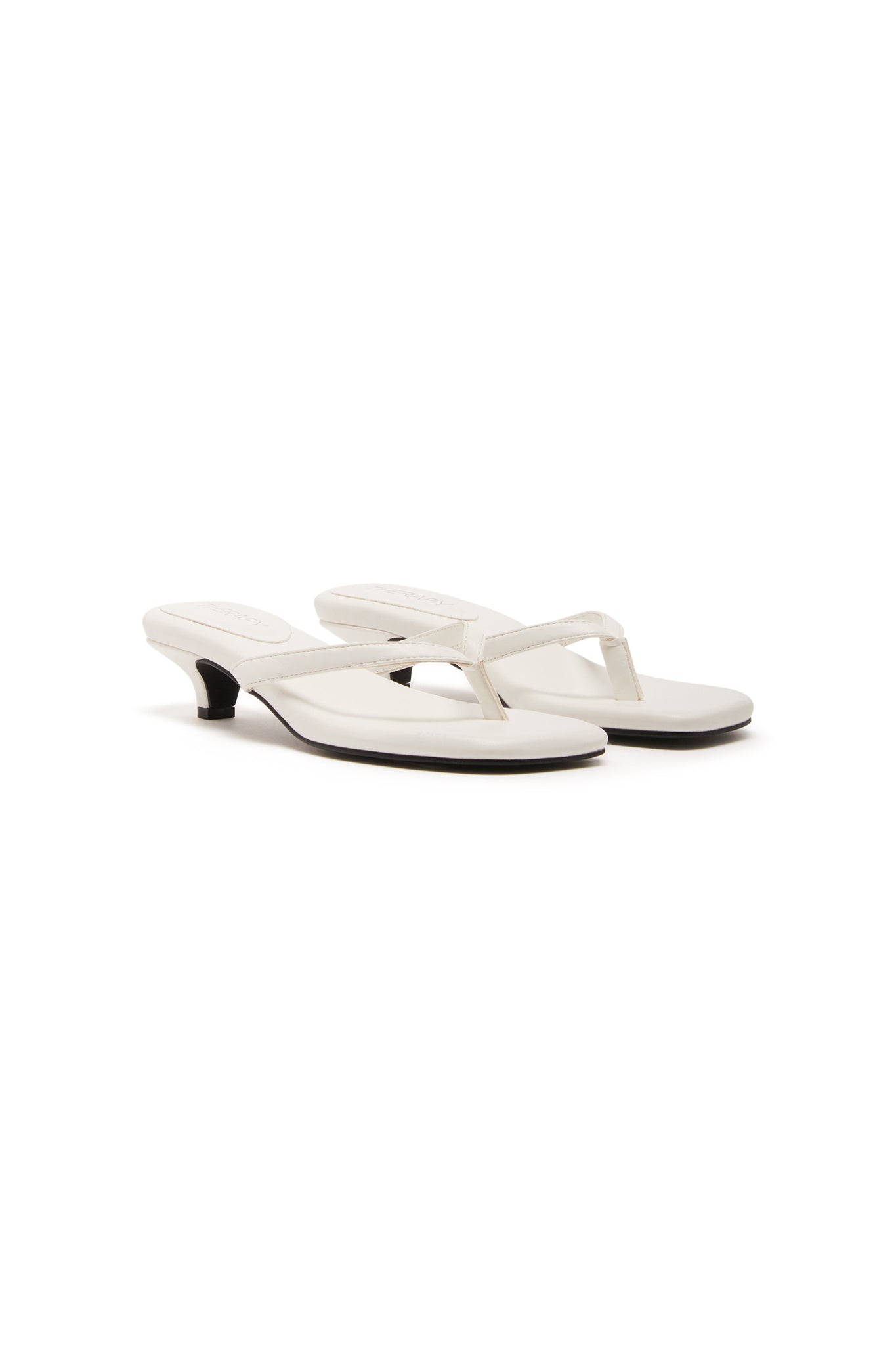 TERAPIA Heatwave Infradito con tacco bianco