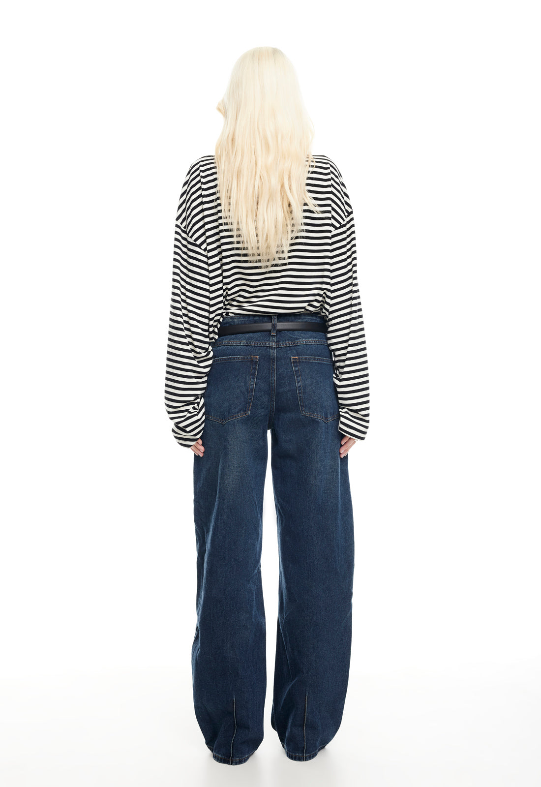 LIONESS Bloom Maniche lunghe Onyx Stripe