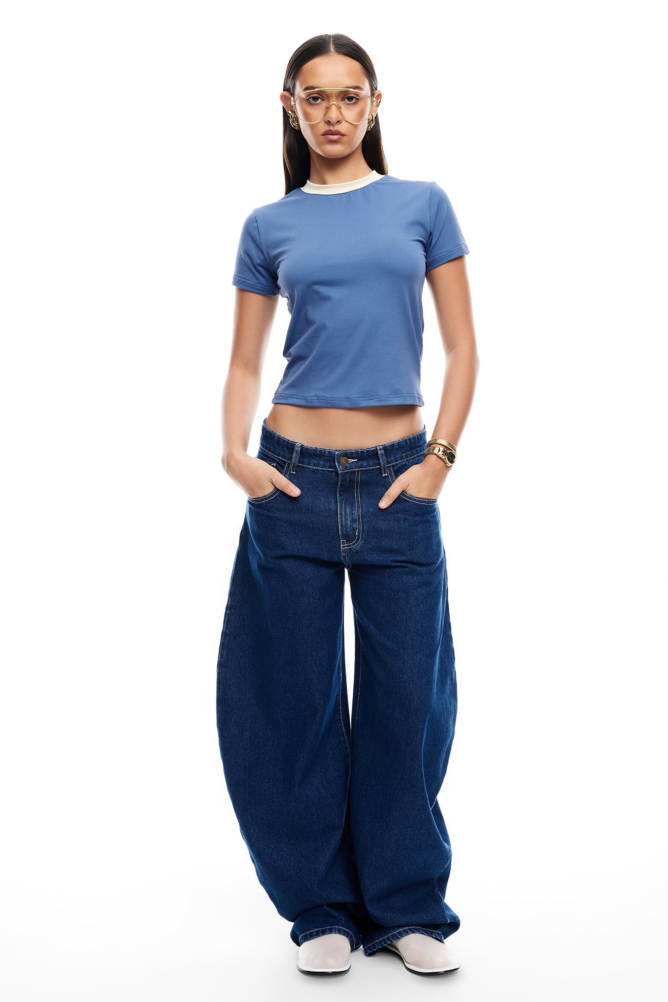 Maglietta Clubhouse LIONESS blu navy