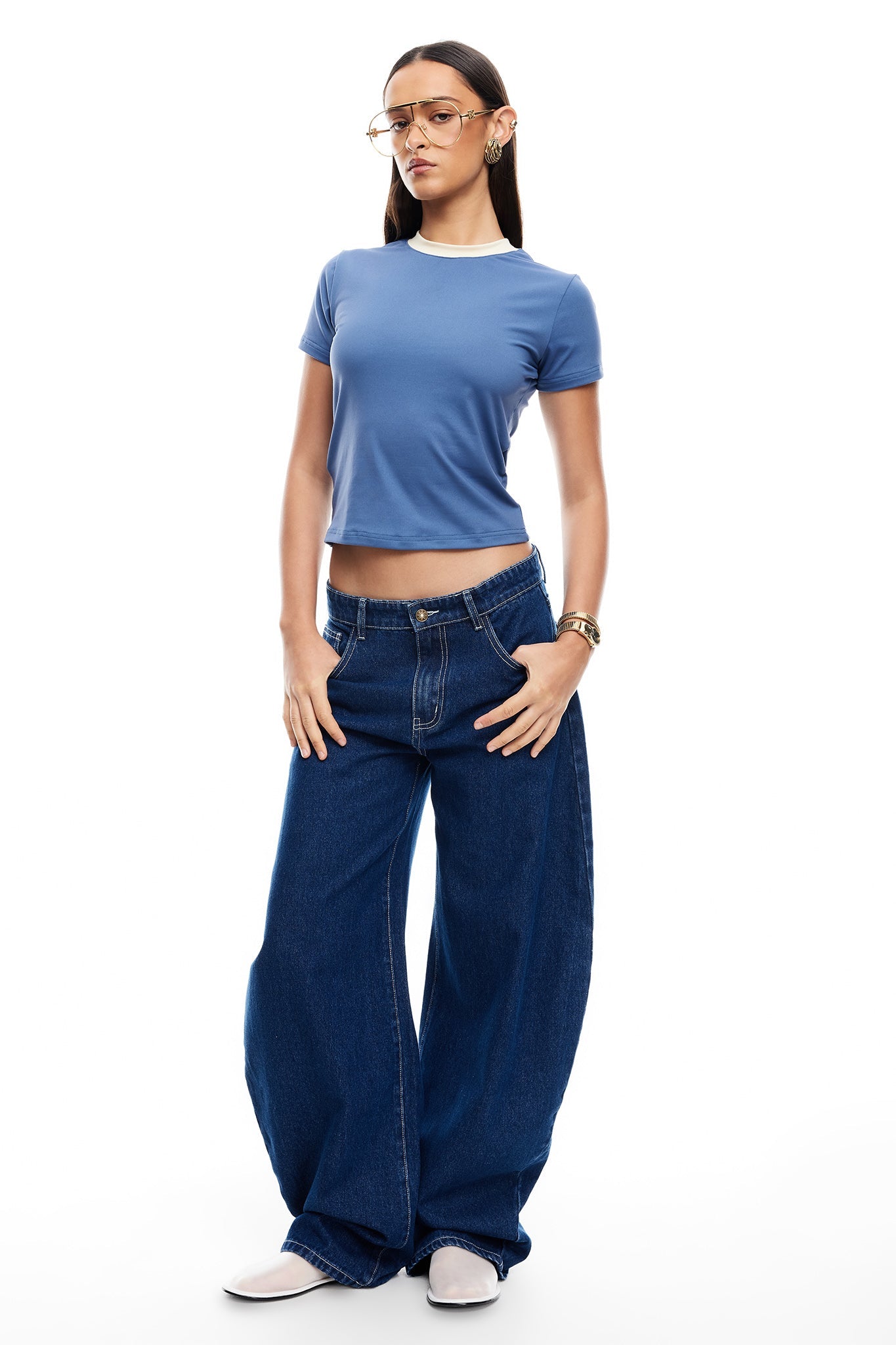Maglietta Clubhouse LIONESS blu navy