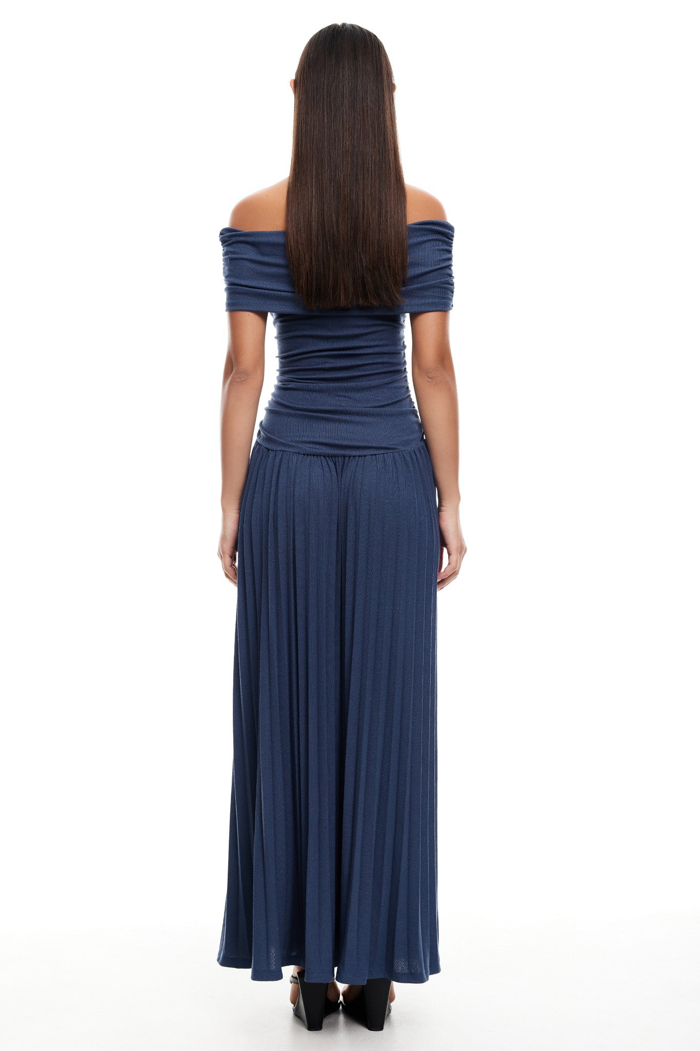 Abito lungo LIONESS Field Of Dreams blu navy