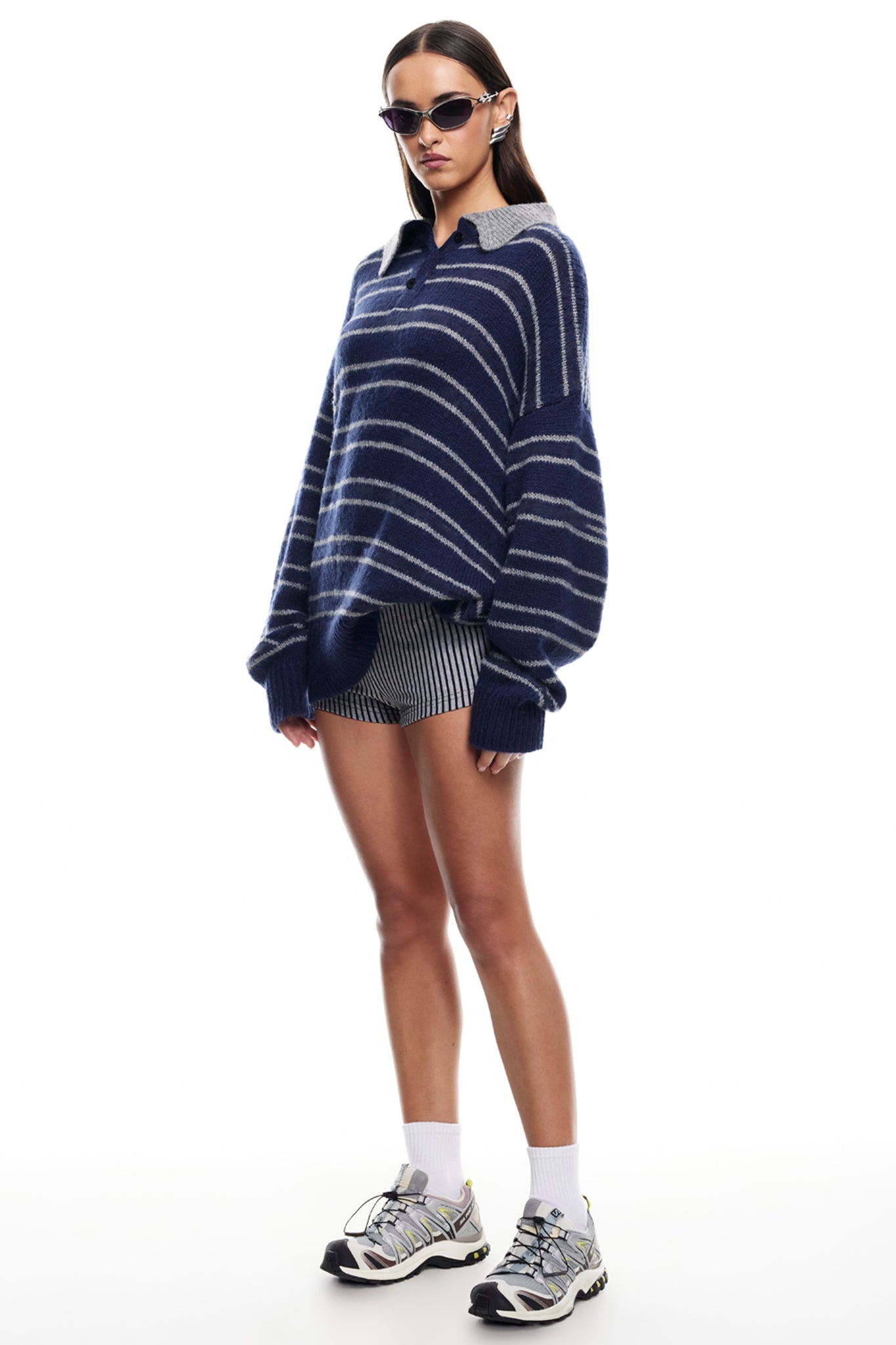 Maglione in jersey LIONESS Rising Sun blu navy