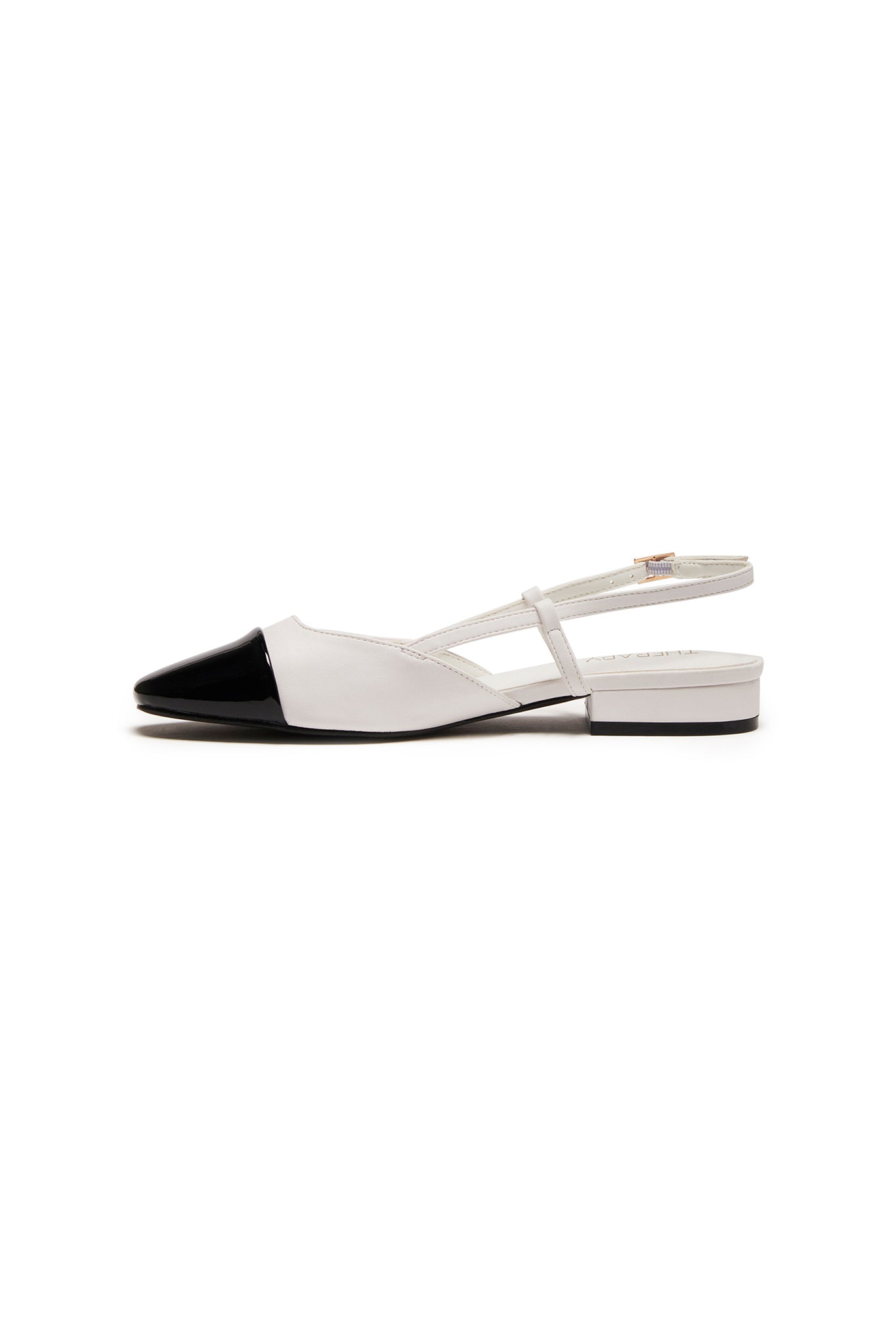 THERAPY Selene Point Heel Bianco Nero