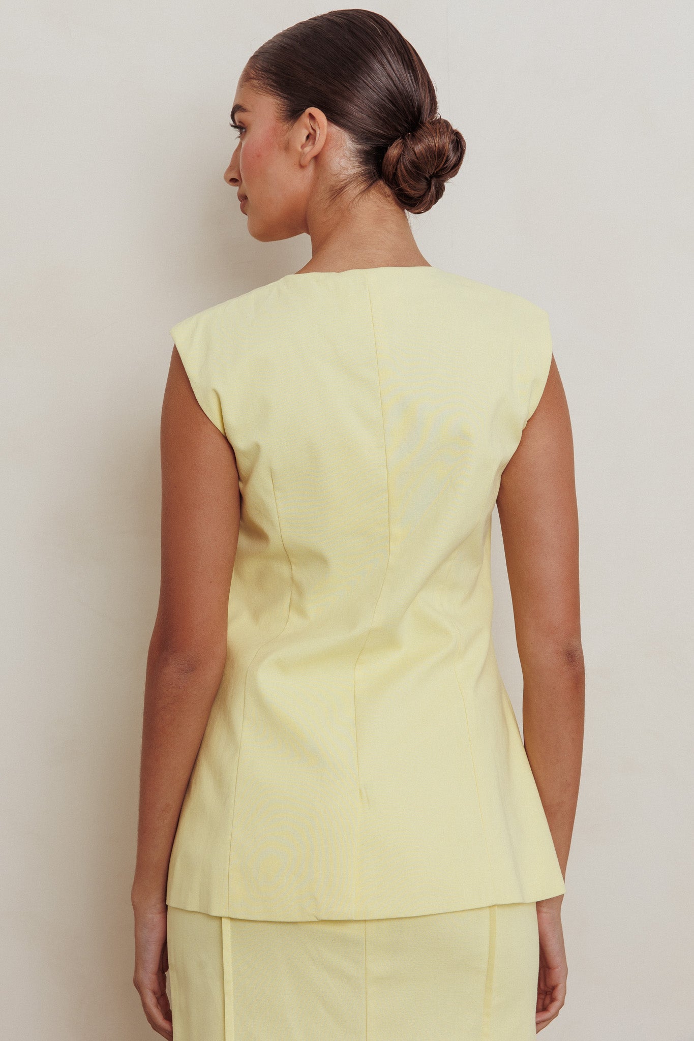 Top senza maniche Sweet Treat Lemon