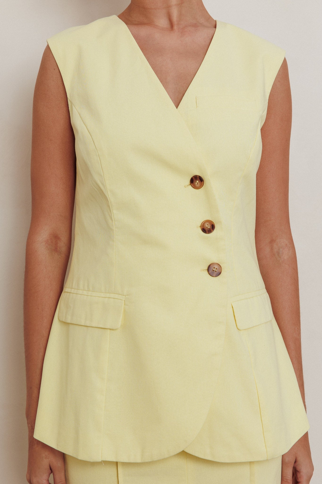 Top senza maniche Sweet Treat Lemon