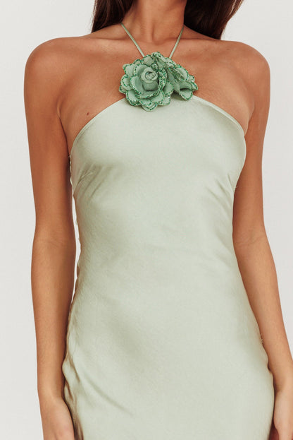 Abito con decorazione floreale High Roller Sage