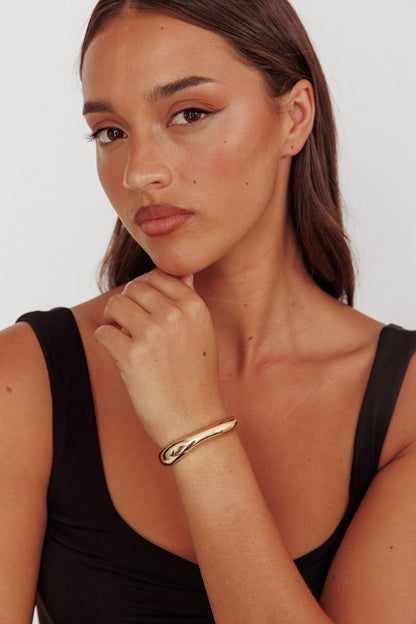 Bracciale curvilineo Jamaica Gold