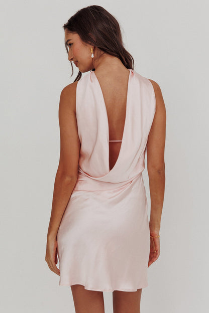 Mini abito Damsel Reverse Halter Blush