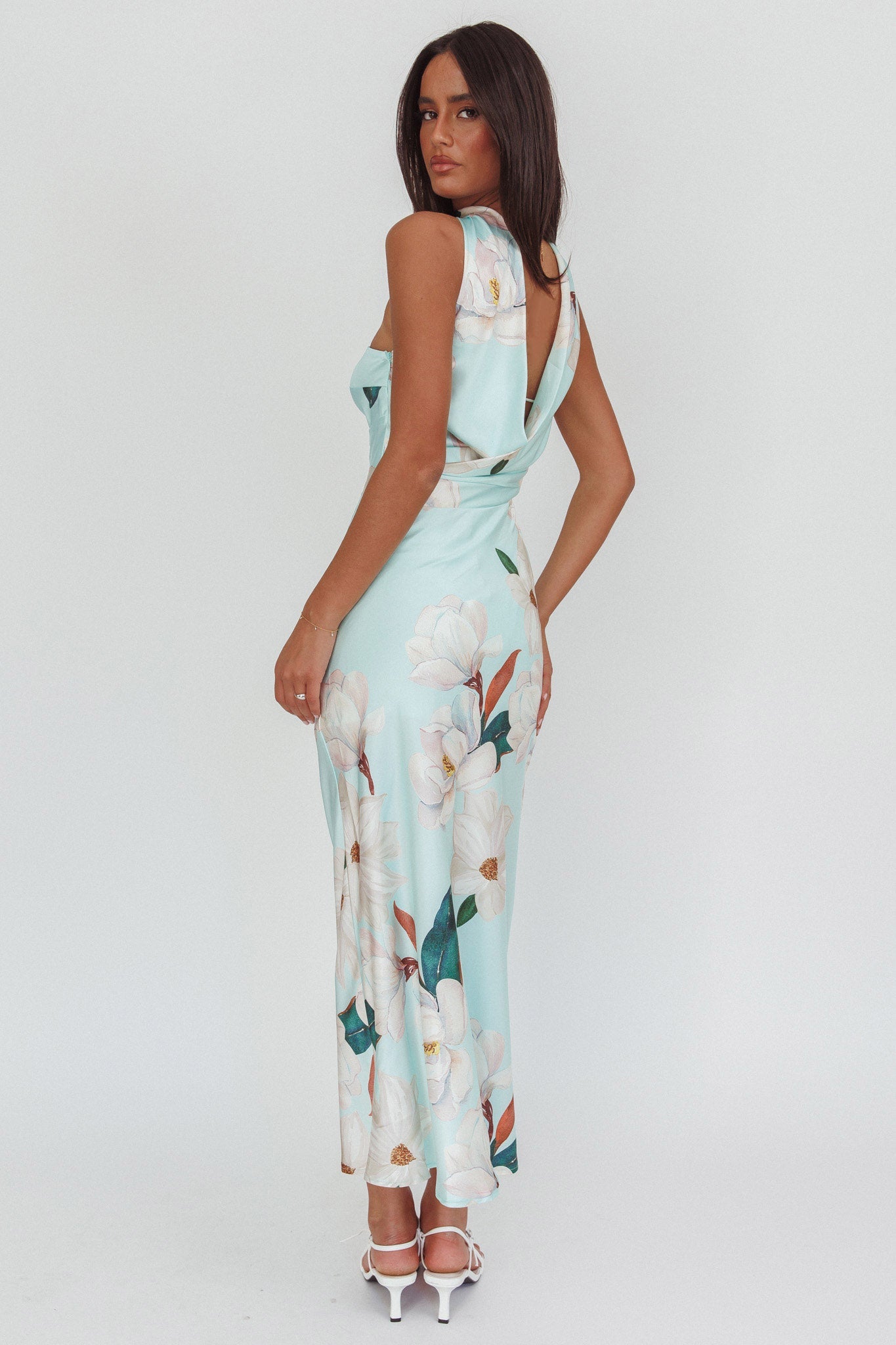 Abito lungo Damsel Reverse Halter Magnolia Mint