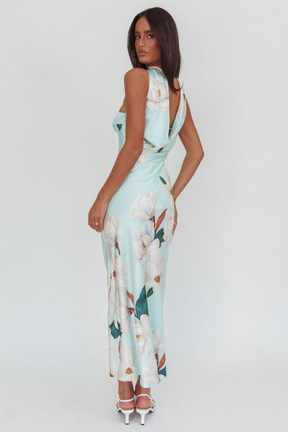 Abito lungo Damsel Reverse Halter Magnolia Mint