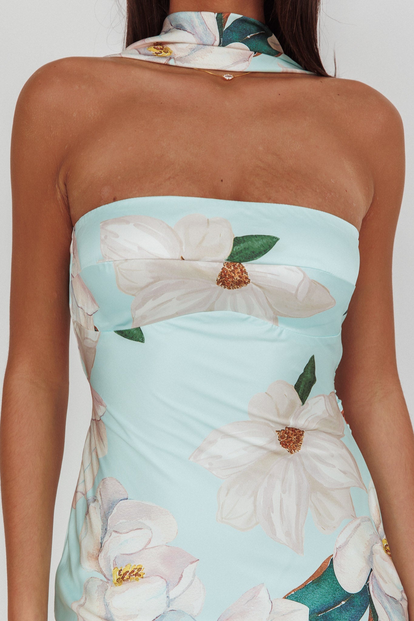 Abito lungo Damsel Reverse Halter Magnolia Mint