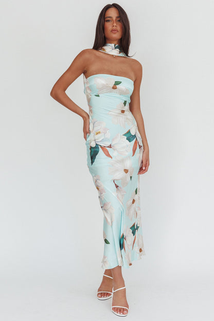 Abito lungo Damsel Reverse Halter Magnolia Mint