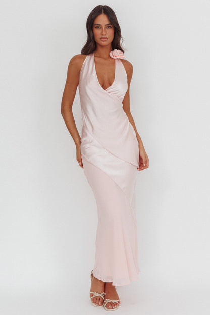 Top con orlo asimmetrico Easy Love rosa