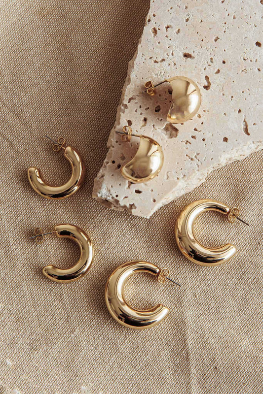 Set di orecchini Casper Chunky in oro