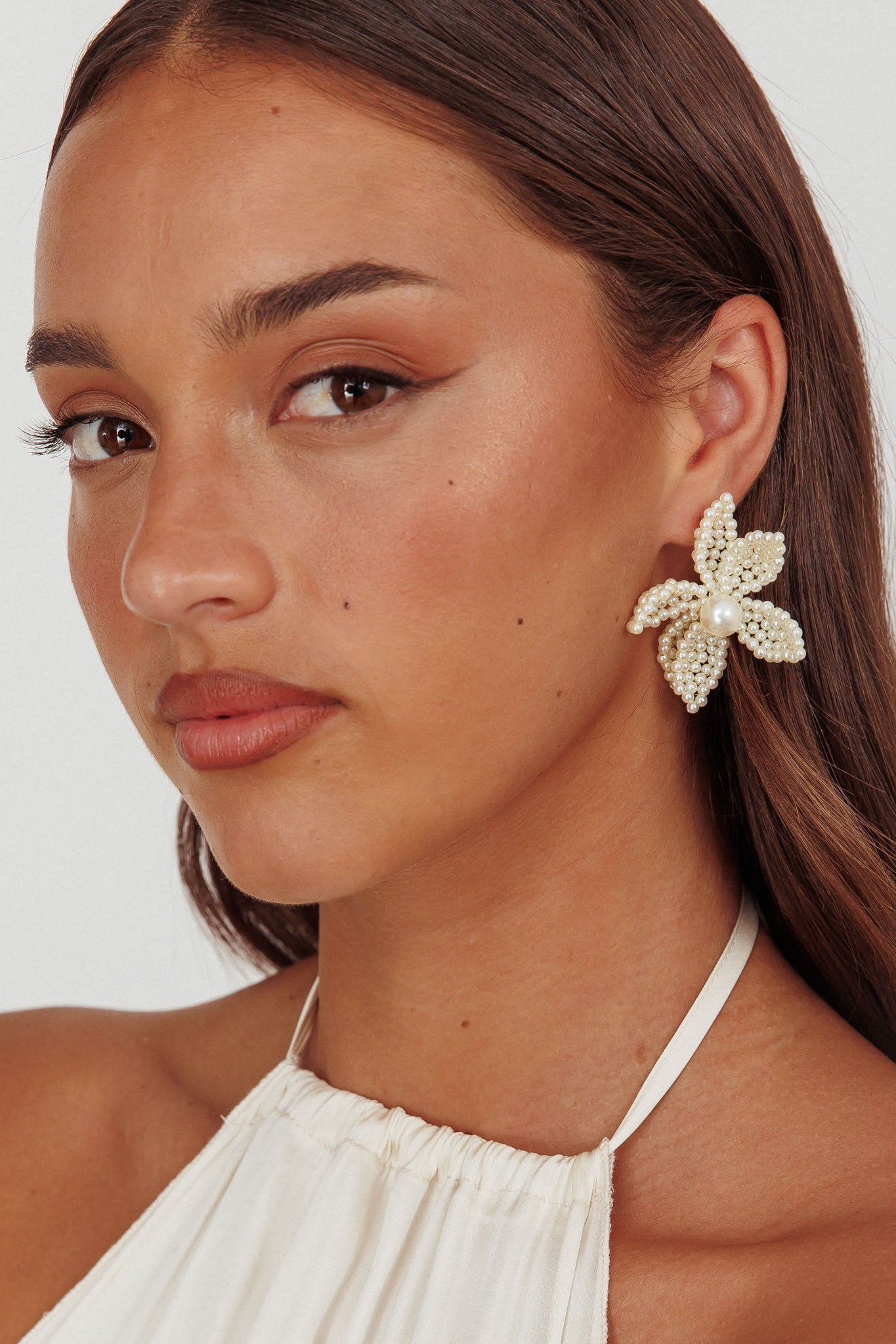 Orecchini Kaley Flower con perle