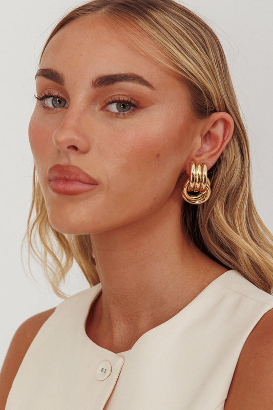 Orecchini Georgina Loop Oro