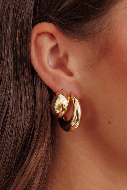 Set di orecchini Casper Chunky in oro