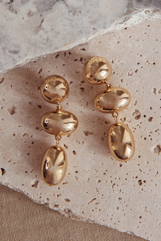 Orecchini a goccia Amy Pebble in oro