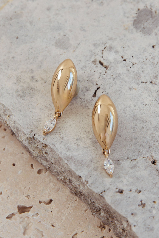 Orecchini Tamieka Marquise Droplet Oro/Diamante