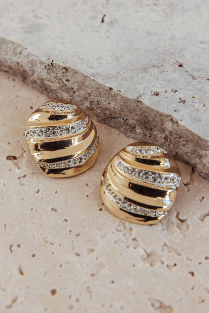 Orecchini Jada con texture irregolare oro/argento