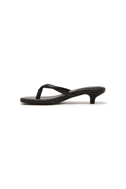 THERAPY Heatwave Infradito con tacco nero