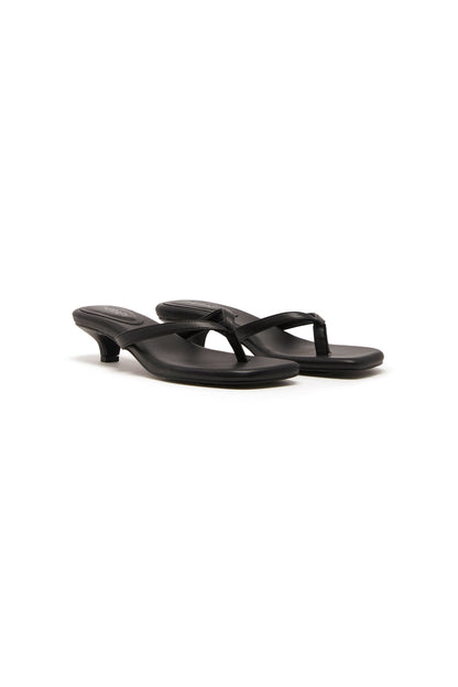 THERAPY Heatwave Infradito con tacco nero