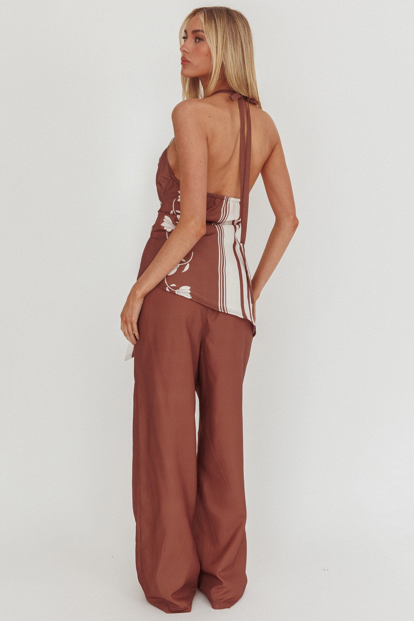 Pantaloni con coulisse Eniola Palma