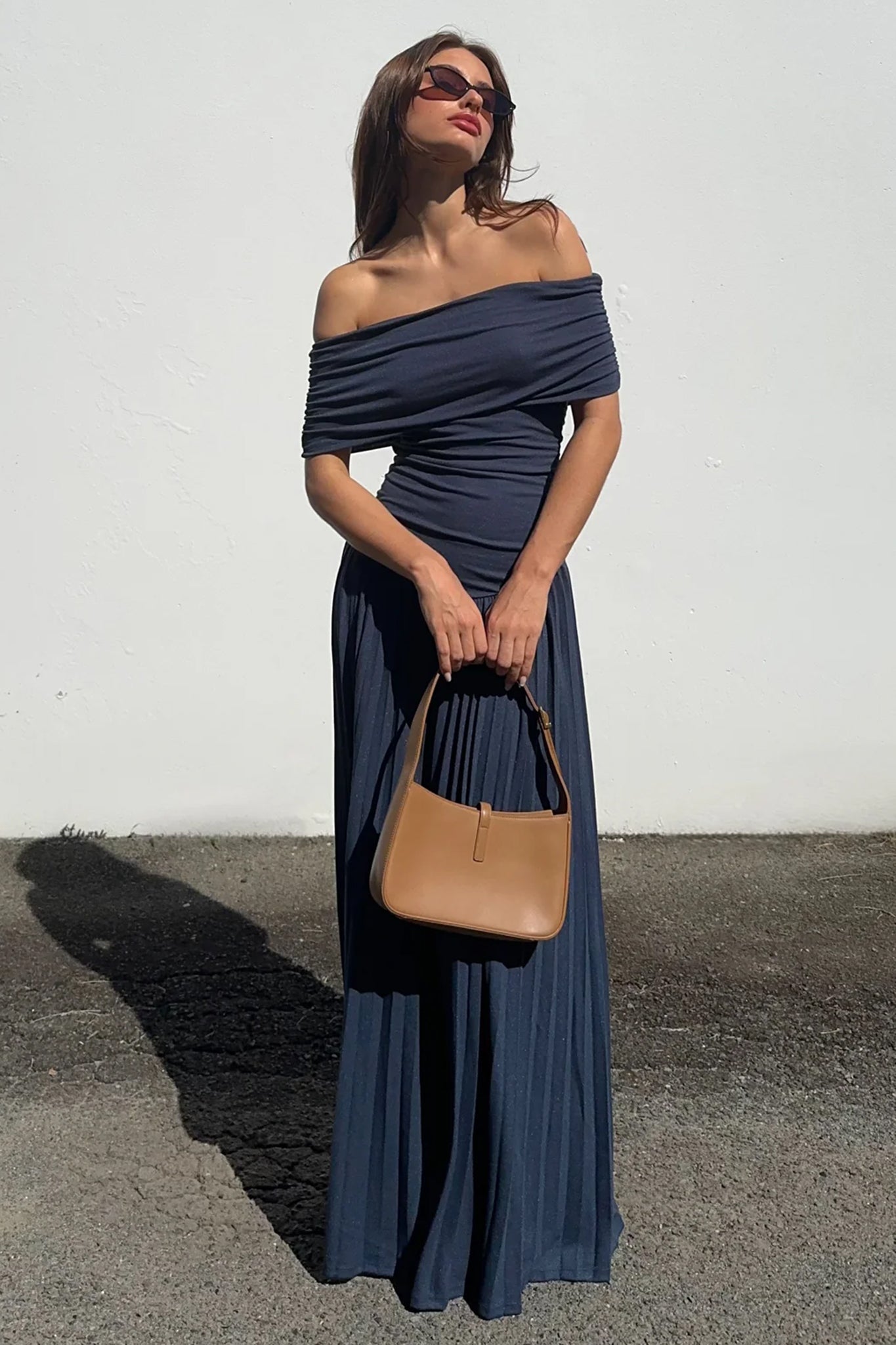 Abito lungo LIONESS Field Of Dreams blu navy