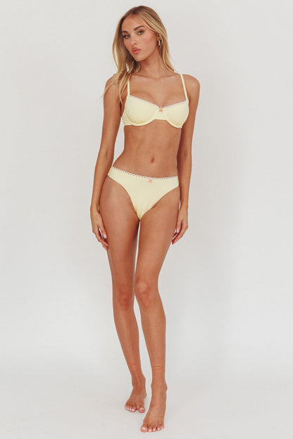 Bikini Bottom Ric Rac Trim allegro color burro
