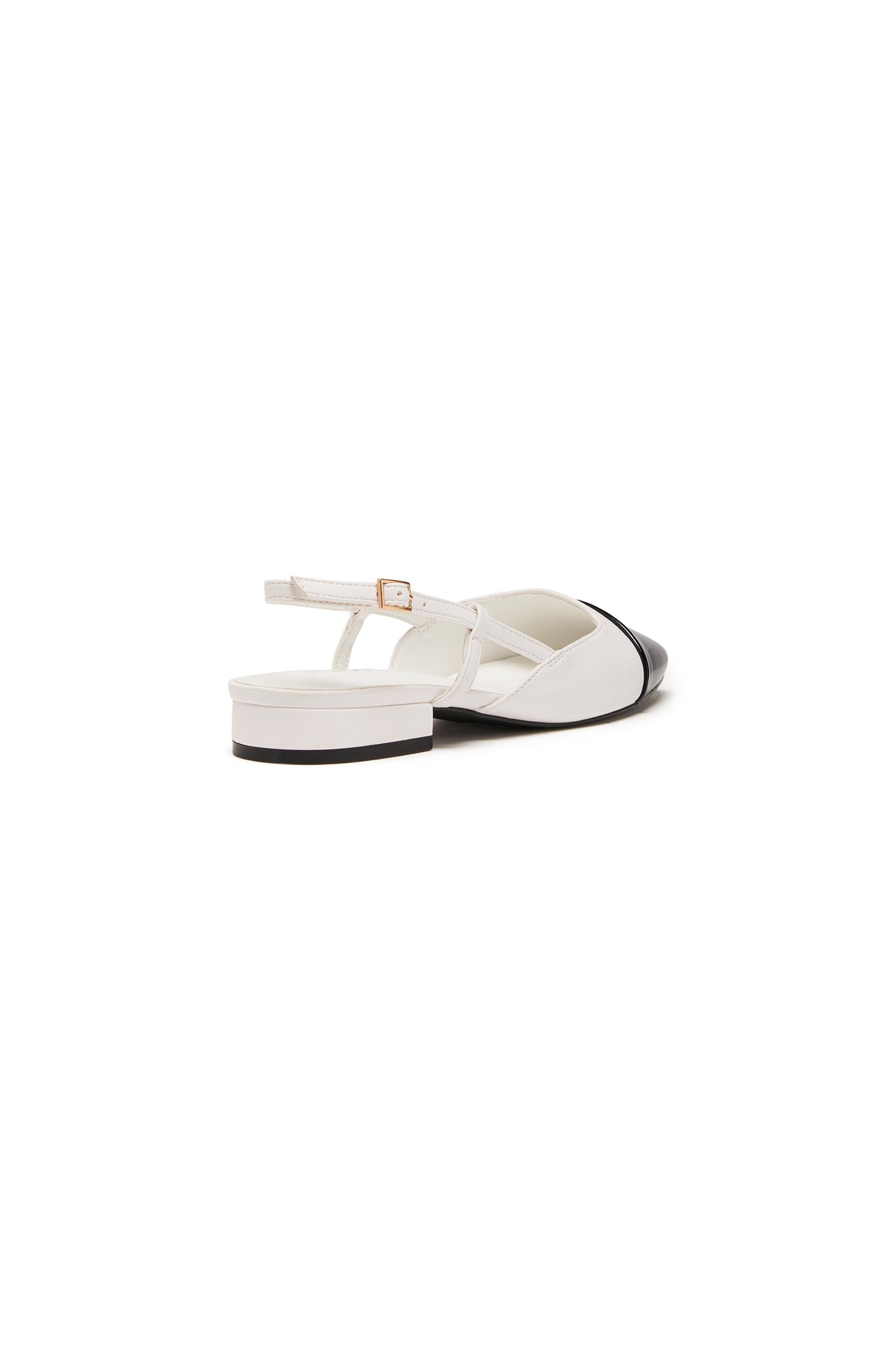 THERAPY Selene Point Heel Bianco Nero