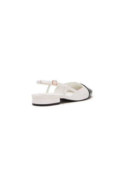 THERAPY Selene Point Heel Bianco Nero