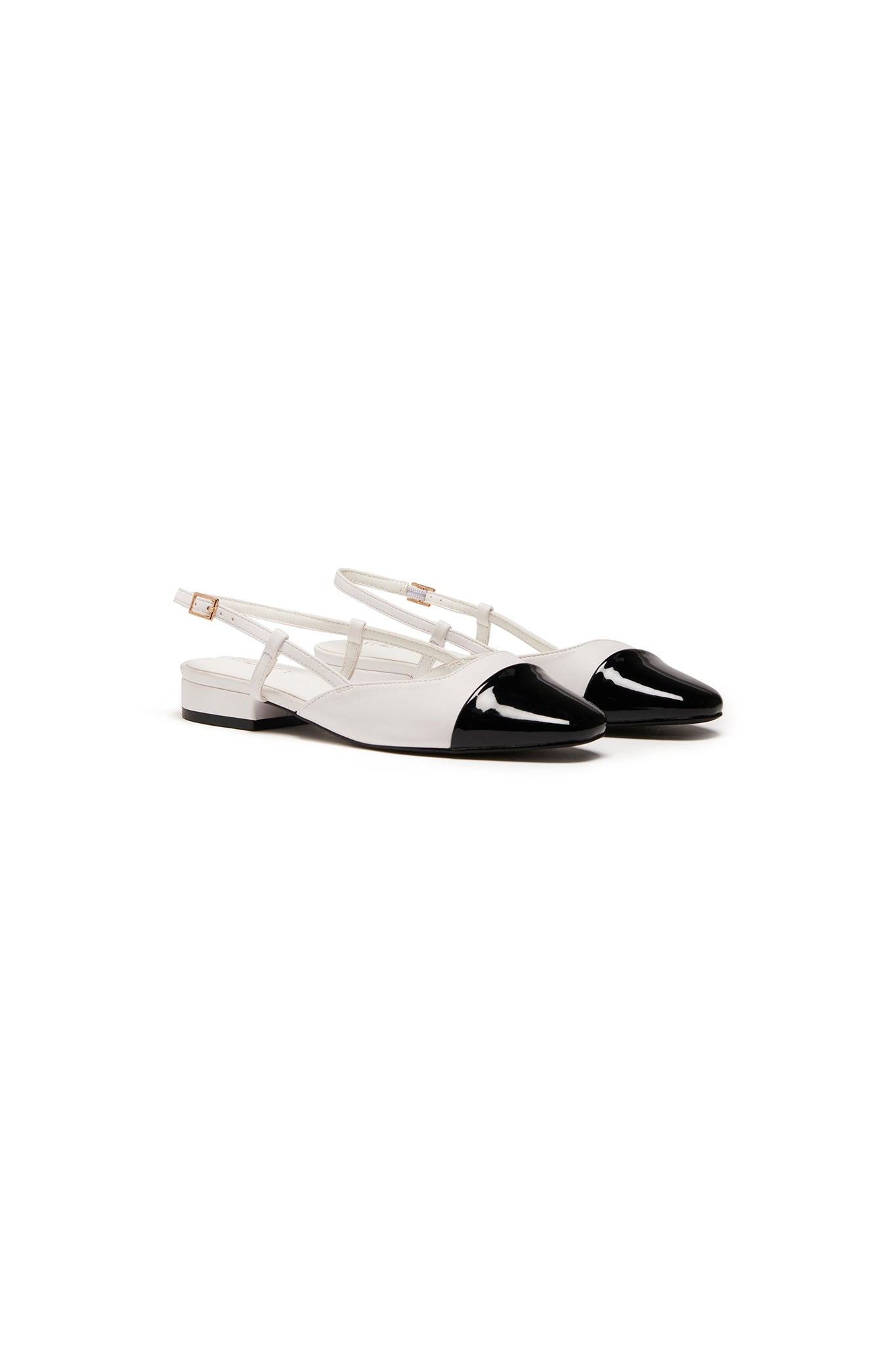THERAPY Selene Point Heel Bianco Nero