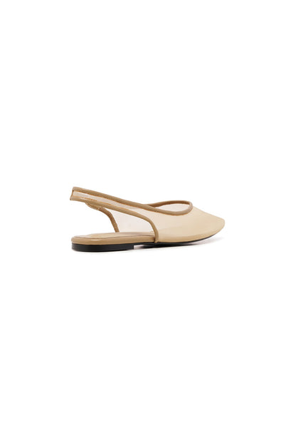 THERAPY Lazer Nude Patent Ballerina