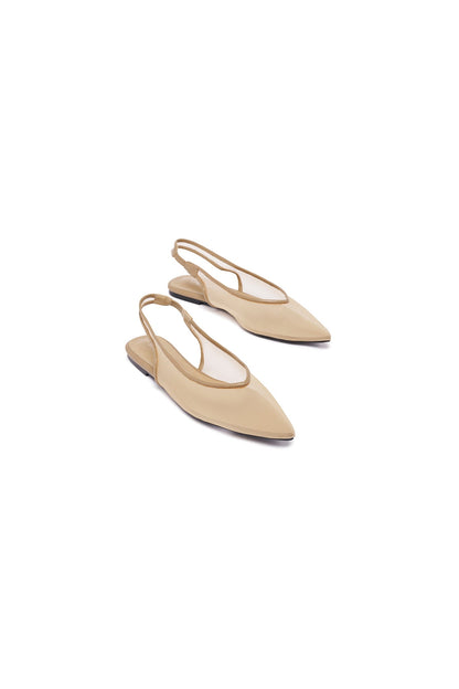 THERAPY Lazer Nude Patent Ballerina