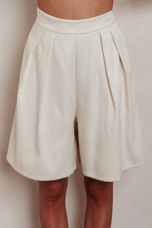 Pantaloncini a gamba larga Janna Oat