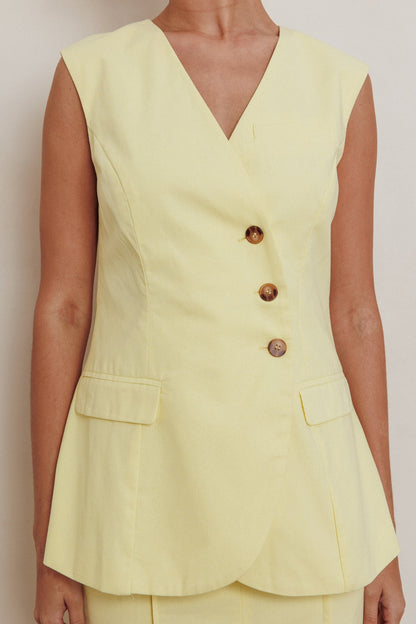 Top senza maniche Sweet Treat Lemon