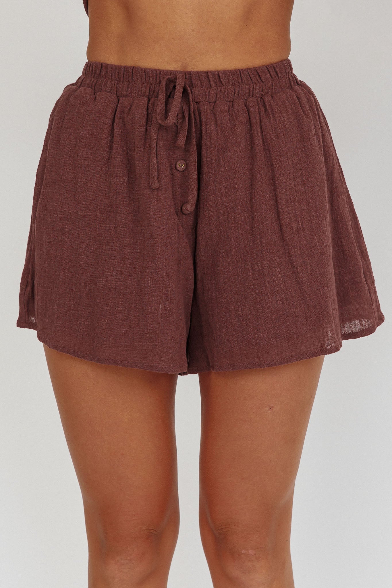 Pantaloncini con lacci in vita Salty Sea Chocolate