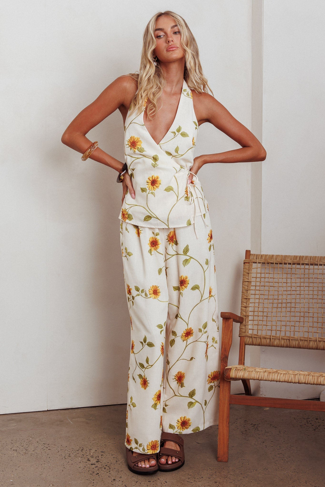 Pantaloni con coulisse Sway Girasole