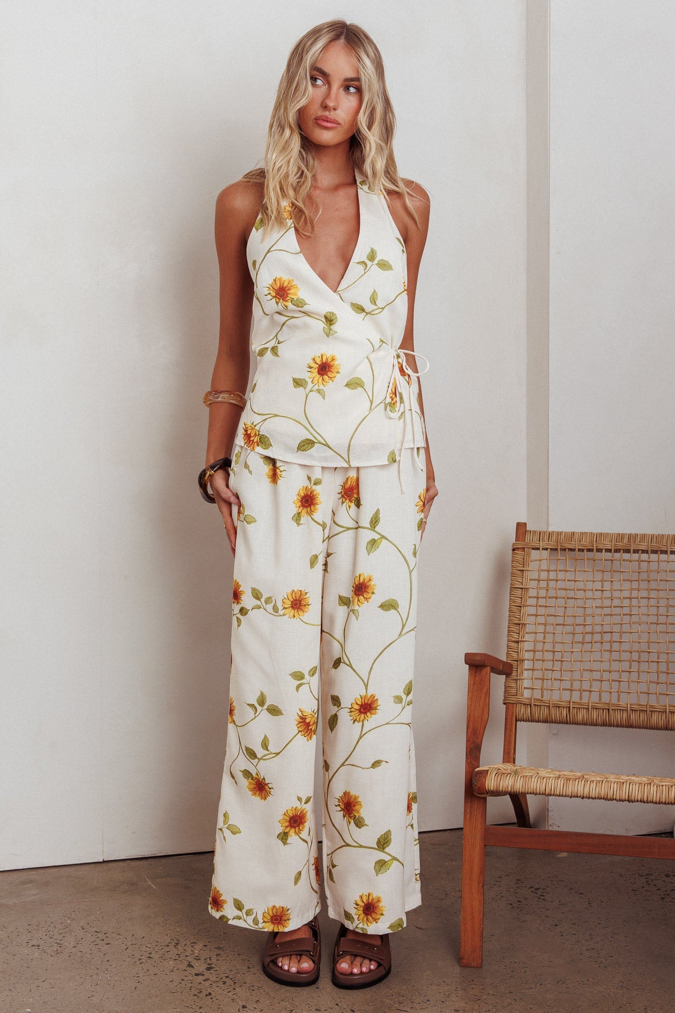 Pantaloni con coulisse Sway Girasole