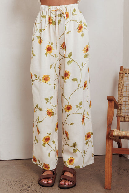Pantaloni con coulisse Sway Girasole