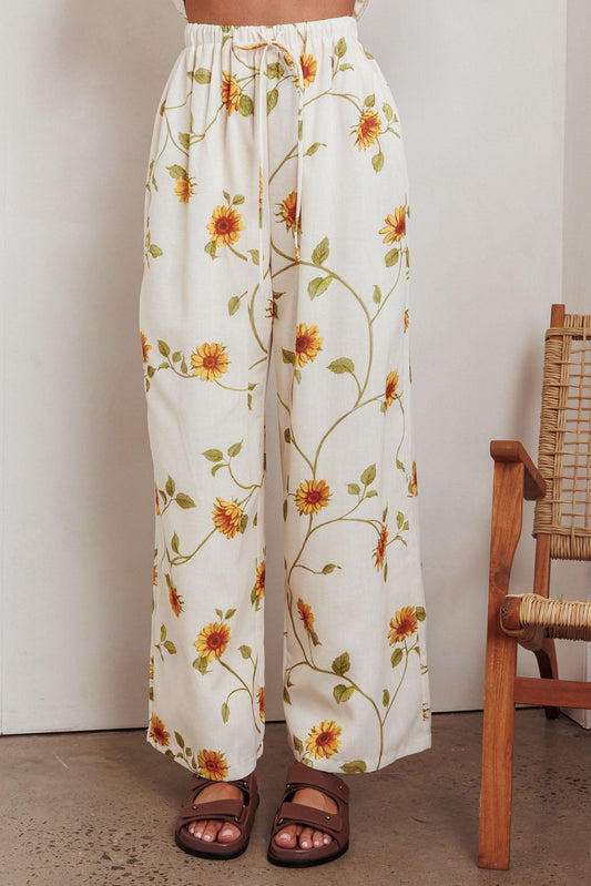 Pantaloni con coulisse Sway Girasole